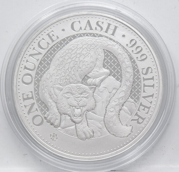 St. Helena 1 Pfund 2024 - Indian Wildlife - Snow Leopard* 1 oz.