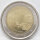 Runde Münze mit geprägtem Portraitprofil-Motiv, Brilliant Uncirculated, feine Oberflächenstruktur.