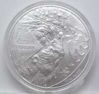 Niue 25 Dollar 2024 - Tschechischer Löwe - 10 oz. silber