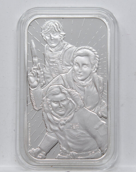 Großbritannien Royal Mint - Star Wars 2024 - 1 oz. Silber Barren
