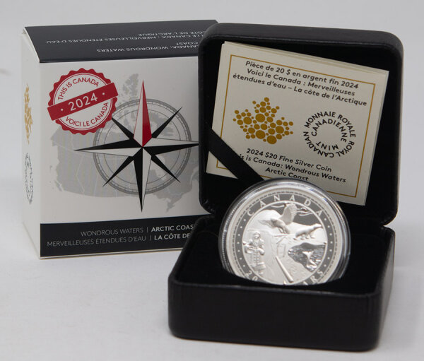 Kanada 20 Dollar 2024 - Wondrous Waters #2 - Arctic Coast - PP*