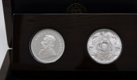 Südafrika 2019 - Big Five Serfie I - Doppelsatz - Löwe & Krügerrand - 2 x  1 Unze Silber PP*