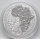 Ruanda 2024 50 RW Francs - African Ounce - Leopard - 2 Unzen Silber Piedfort