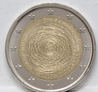 Runde Münze mit geprägtem Portraitprofil-Motiv,...