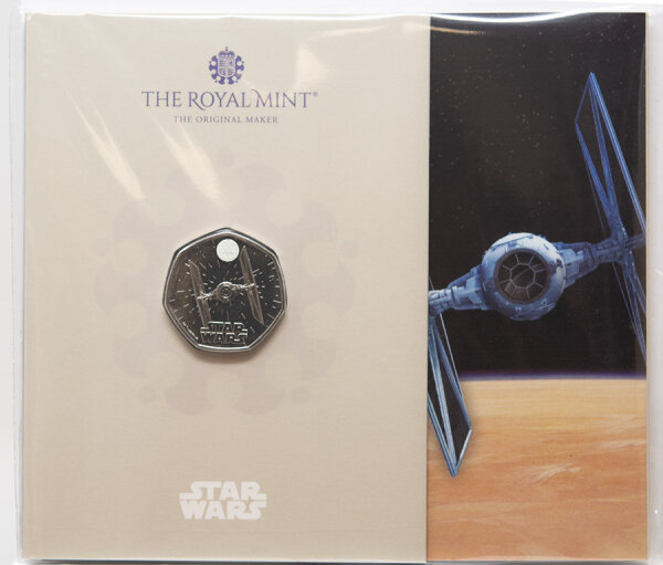 Großbritannien 50 Pence 2024 - Star Wars - TIE Fighter