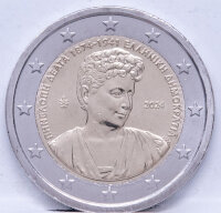 Runde Münze mit geprägtem Portraitprofil-Motiv,...