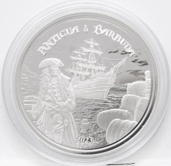 Antigua & Barbuda EC8 - Rum Runner - 2 Dollar 2023* 1 oz.