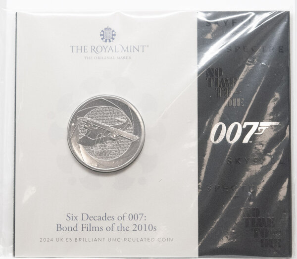 Runde Münze mit geprägtem Portraitprofil-Motiv, Brilliant Uncirculated, feine Oberflächenstruktur.