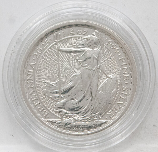 Großbritannien 50 Pence 2025 - Britannia - 1/4 oz. Silber*