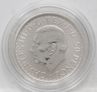 Großbritannien 50 Pence 2025 - Britannia - 1/4 oz. Silber*