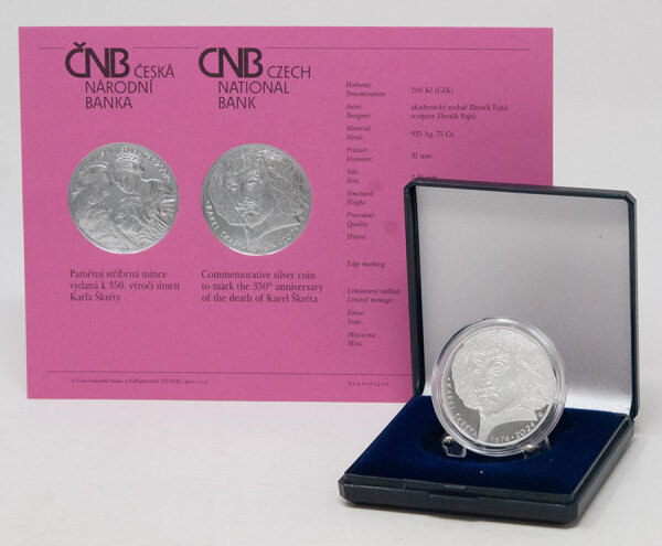 Runde Münze mit geprägtem Portraitprofil-Motiv, Brilliant Uncirculated, feine Oberflächenstruktur.