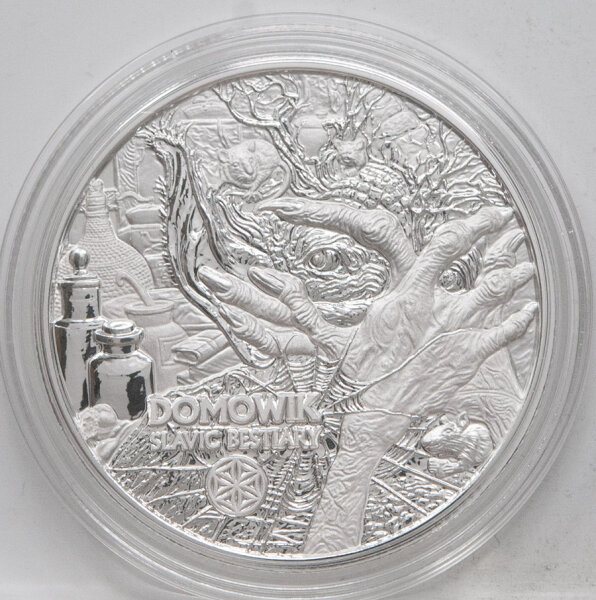 Kamerun 500 Francs 2024 - Slavik Bestiary #2 - Domowik* 1oz Silber