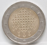 Runde Münze mit geprägtem Portraitprofil-Motiv,...