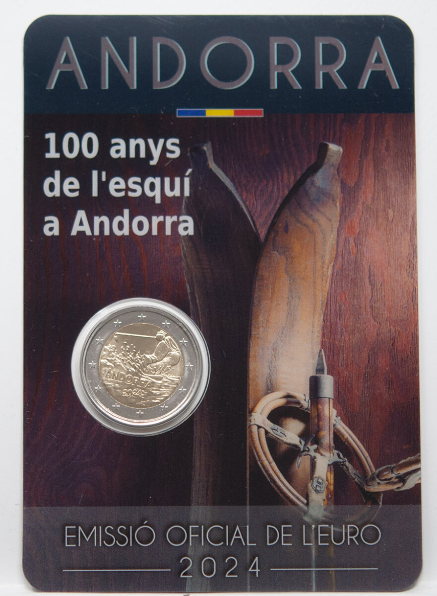 Andorra 2 Euro 2024 - 100 Jahre Ski Sport in Andorra - BU*