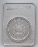 Samoa 5 Dollar 2024 - Mr. Monopoly - coloriert in Coincard