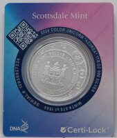 Fiji 1 Dollar 2024 - Unicorn - prooflike - Azurea