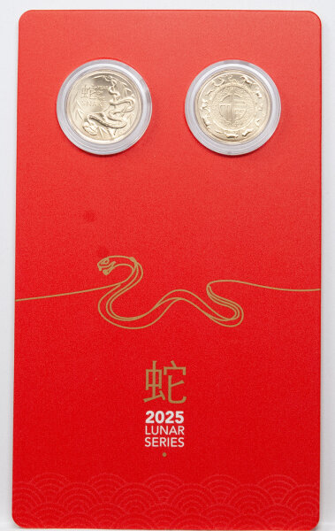 Runde Münze mit geprägtem Portraitprofil-Motiv, Brilliant Uncirculated, feine Oberflächenstruktur.