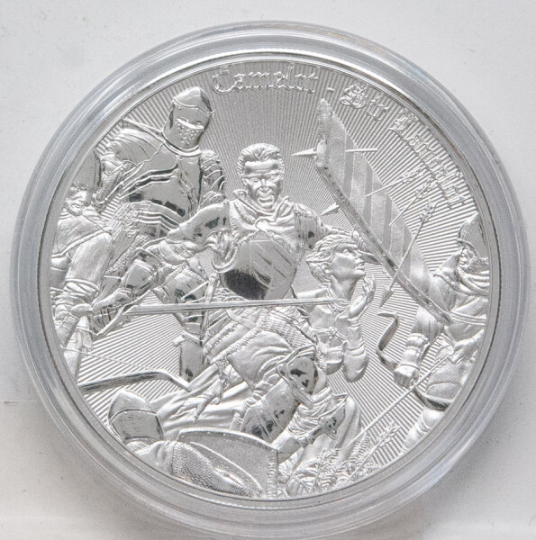 Niue 2 Dollar 2024 - Camelot Series #2 - Sir Lancelot  - 1 oz. silber