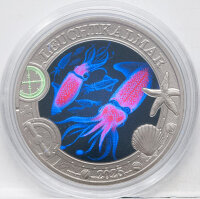 Runde Münze mit geprägtem Portraitprofil-Motiv,...