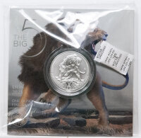 Südafrika 5 Rand 2025 - Big Five III. Serie - #2 - Löwe- 1 Unze Silber BU