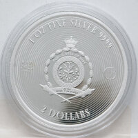 Niue 2 Dollar 2025 - Icon #6 - Winston Churchill - 1 oz.