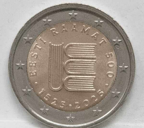 Runde Münze mit geprägtem Portraitprofil-Motiv, Brilliant Uncirculated, feine Oberflächenstruktur.