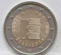 Runde Münze mit geprägtem Portraitprofil-Motiv,...