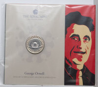 Runde Münze mit geprägtem Koala-Motiv,...