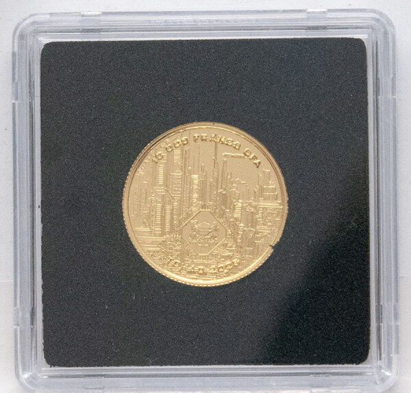 Tschad 10.000 Francs 2025 AI Coin 1/10 oz. Gold