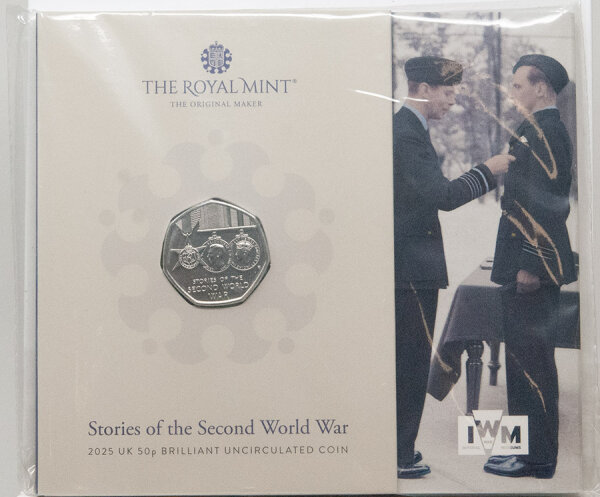 Runde Münze mit geprägtem Portraitprofil-Motiv, Brilliant Uncirculated, feine Oberflächenstruktur.