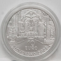 Runde Münze mit geprägtem Portraitprofil-Motiv, Brilliant Uncirculated, feine Oberflächenstruktur.
