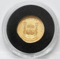 Vorderseite der Goldmünze 2025 mit dem beeindruckenden Porträt eines Iberischen Kaiseradlers.