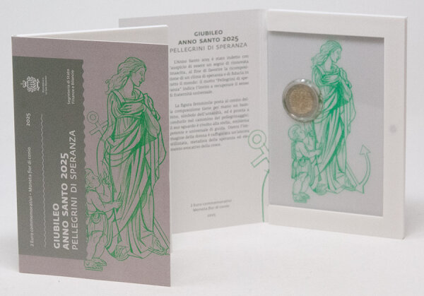 Runde Münze mit geprägtem Portraitprofil-Motiv, Brilliant Uncirculated, feine Oberflächenstruktur.