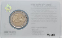 San Marino 2 Euro Coincard 2025 - Wappen