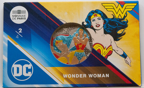 Frankreich 50 Euro 2025 - DC Comics #2  - Wonder Woman  - in Originablister