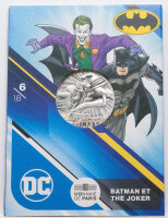 Runde Münze mit geprägtem Portraitprofil-Motiv,...