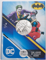 Runde Münze mit geprägtem Portraitprofil-Motiv,...