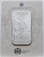 Norse Gods #2 – Thor 1 Unze Silberbarren (Royal...