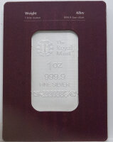 Großbritannien Royal Mint - 2025 - Norse Gods #2 - Thor - 1 oz. Silber Barren