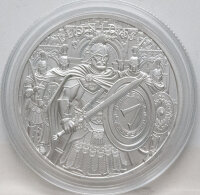 Silver Round - Legendary Warriors #10 - Leonidas Ag999 1...