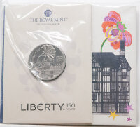 Runde Münze mit geprägtem Portraitprofil-Motiv,...