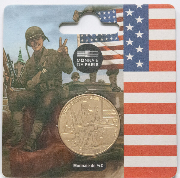 Runde Münze mit geprägtem Portraitprofil-Motiv, Brilliant Uncirculated, feine Oberflächenstruktur.
