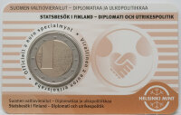 Runde Münze mit geprägtem Löwe-Motiv,...