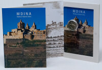 Runde Münze mit geprägtem Portraitprofil-Motiv,...