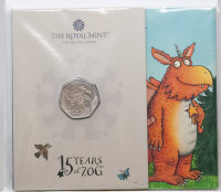 Runde Münze mit geprägtem Portraitprofil-Motiv,...