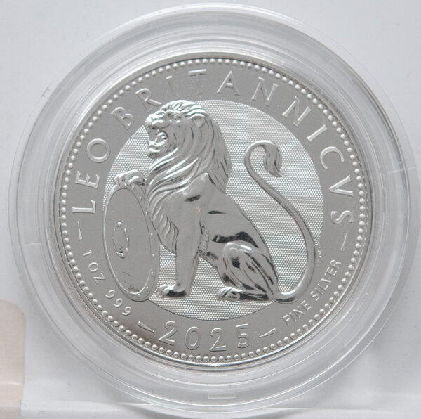 Großbritannien 2 Pfund 2025 - British Lion 1 oz. Silber