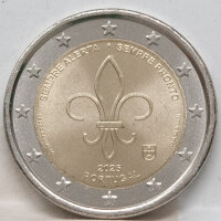 Runde Münze mit geprägtem Portraitprofil-Motiv,...