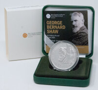 Runde Münze mit geprägtem Portraitprofil-Motiv,...