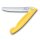 Picknickmesser mit Wellenschliff,gelb