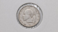 Vorderseite der 10-Cents-Münze aus Liberia von 1960:...